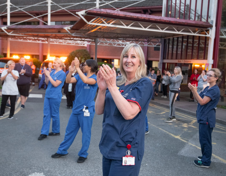 Clap for Carers Emergency services and key workers join